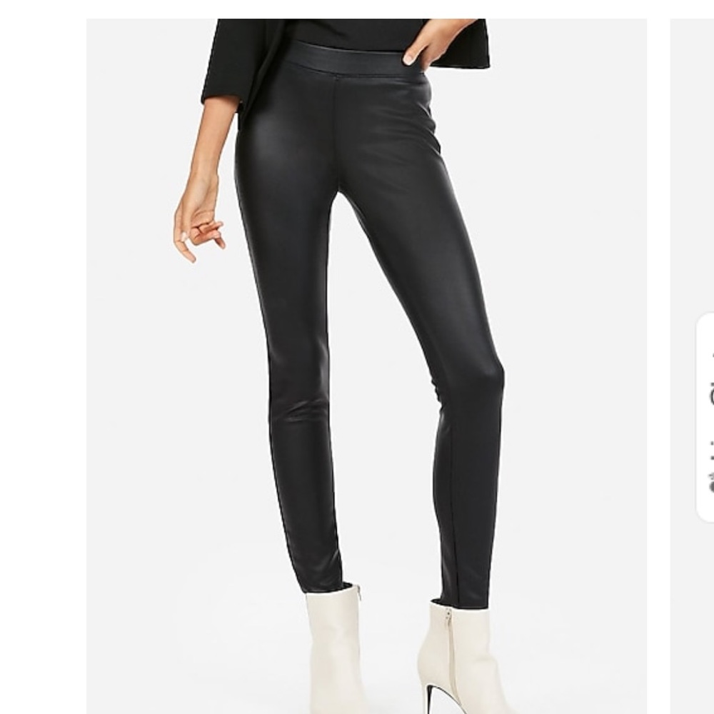 ‘Leather’ leggings Express